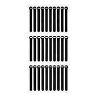 Wrap-It self-gripping cable ties, 6 × 0.5-inch