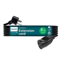 Jasco single-outlet extension cord, 8 ft